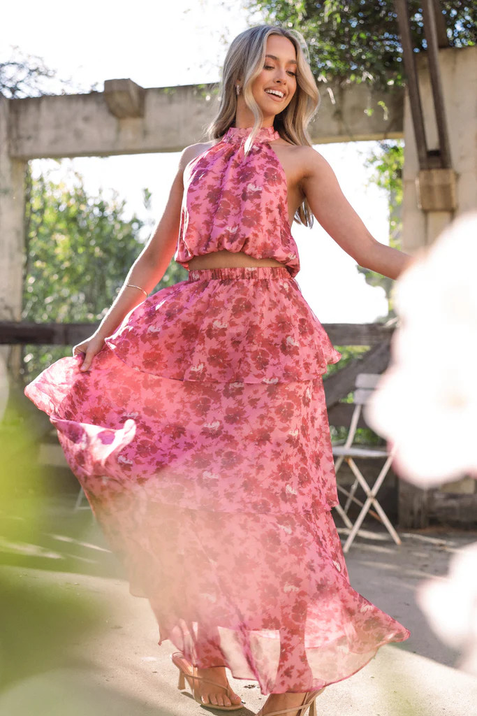 Blaise Halter Top - Pink | Petal & Pup (US)