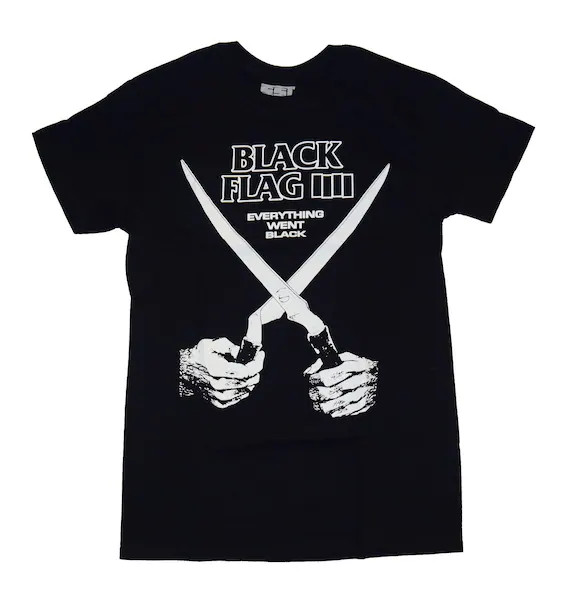 Black Flag Everything Went Black New Men T-Shirt Fully Licensed | Etsy (US)