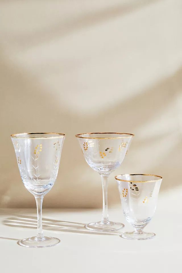 Ellery Wine Glasses, Set of 4 | Anthropologie (US)