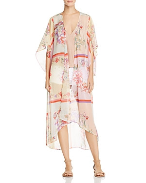 Band of Gypsies Floral-Print Sheer Kimono | Bloomingdale's (UK)