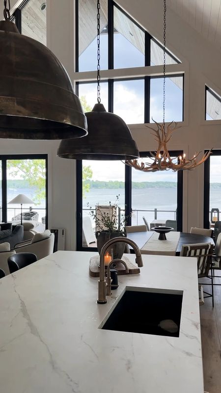 The addition of the antler chandelier to the lake home couldn’t be more perfect! Ours is from RH but I linked so more budget friendly option here. 

#LTKVideo #LTKhome #LTKstyletip