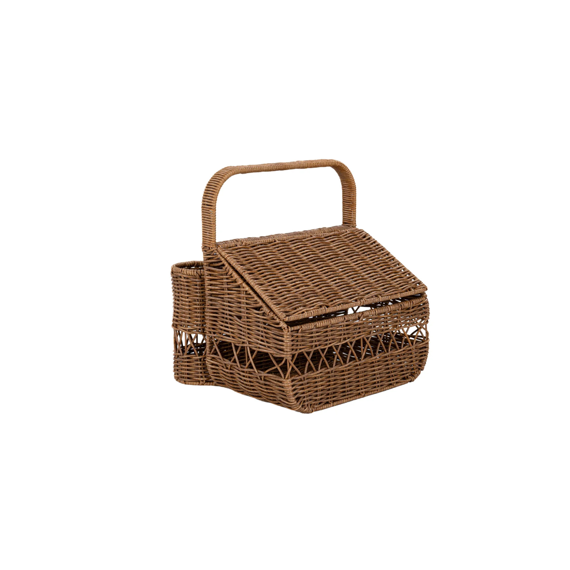 Better Homes & Gardens Rattan Picnic Basket - Walmart.com | Walmart (US)
