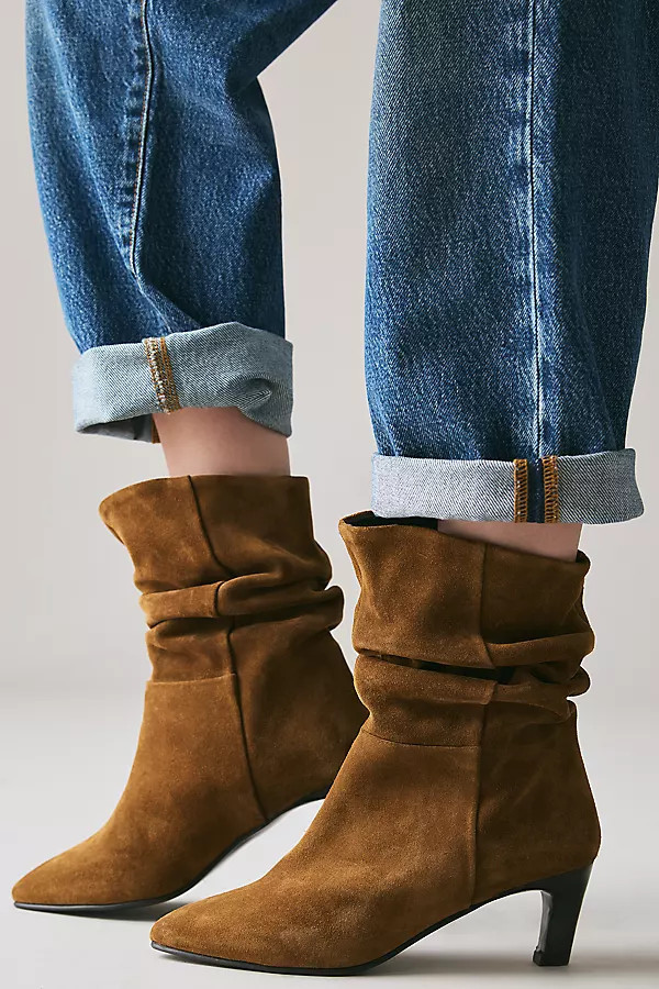 Suede Scrunch Boots | Anthropologie (US)