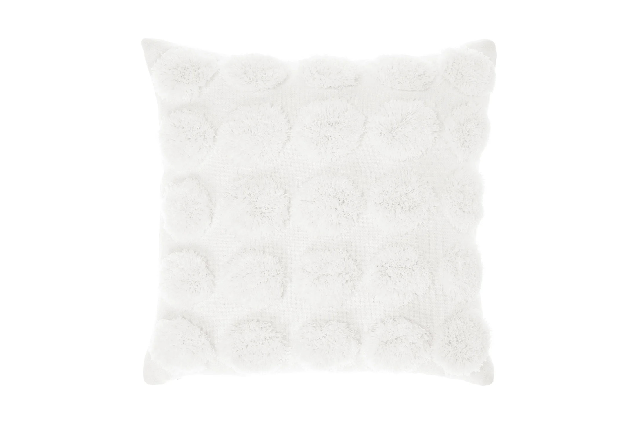 Gap Home Tufted Dot Decorative Square Throw Pillow Ivory 20" x 20" | Walmart (US)