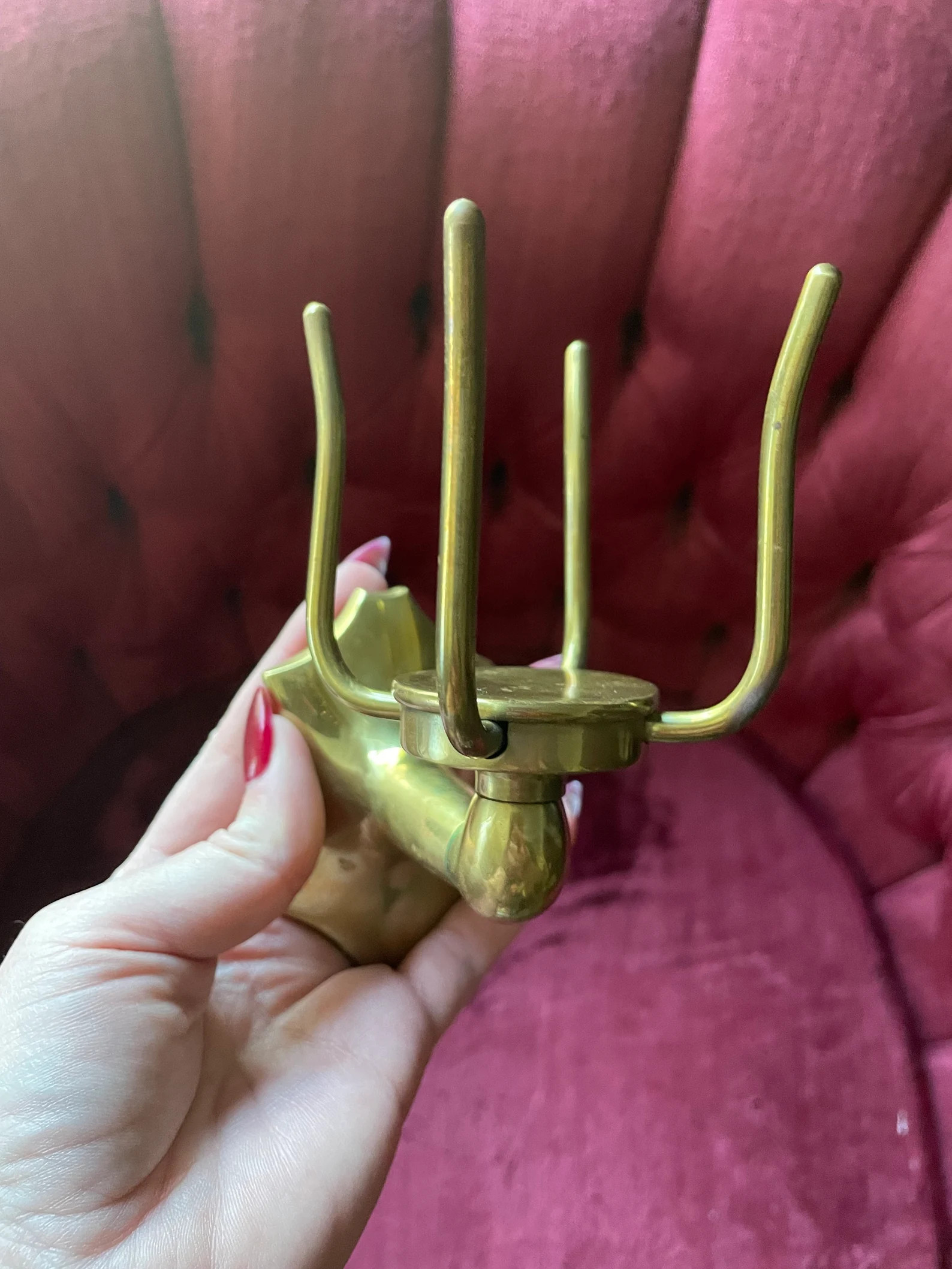 Antique Brass Wall Mount Cup Holder Bathroom Hardware - Etsy | Etsy (US)