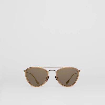 Glitter Detail Pilot Sunglasses | Burberry (US)