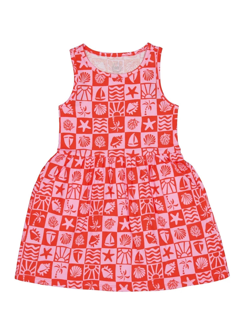 Wonder Nation Tank Play Dress, Sizes 4-18 & Plus | Walmart (US)