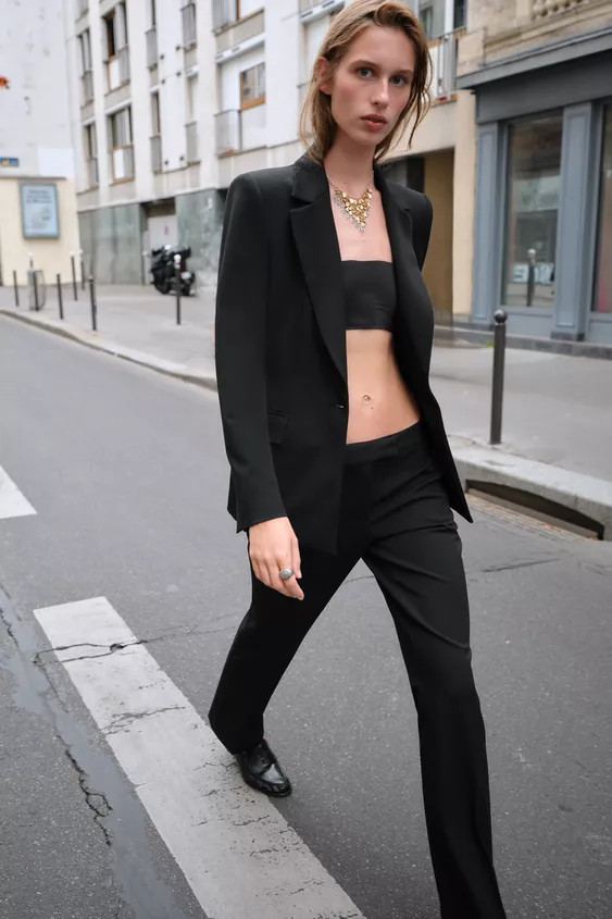 LOW RISE FLARE PANTS | Zara US