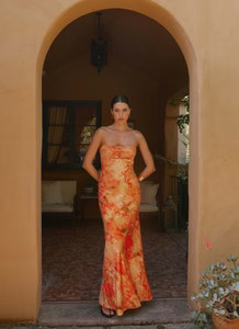 Carmen Maxi Dress - Sunset Floral | Peppermayo (Global)