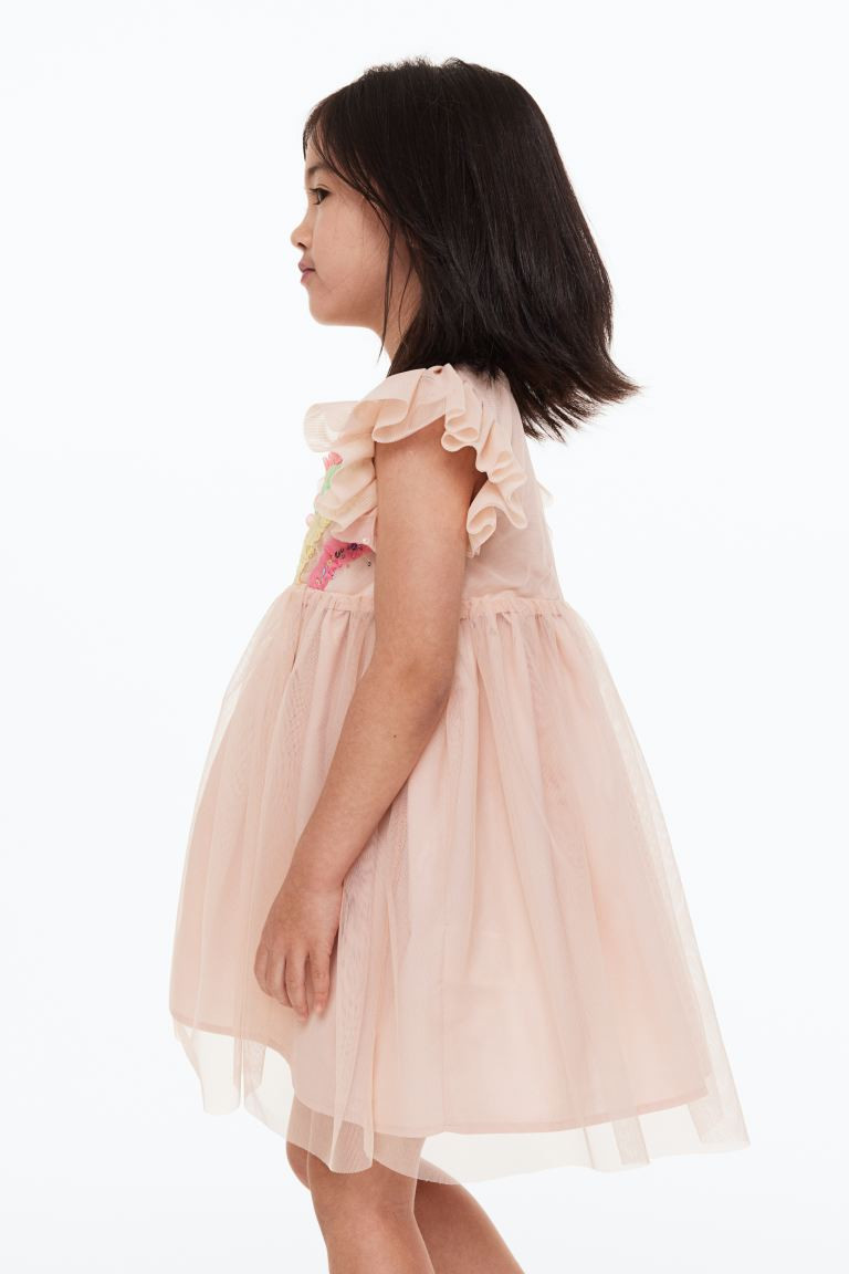 Appliquéd Tulle Dress | H&M (US + CA)