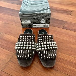 Jeffrey Campbell Ravis Velvet Mule | Poshmark