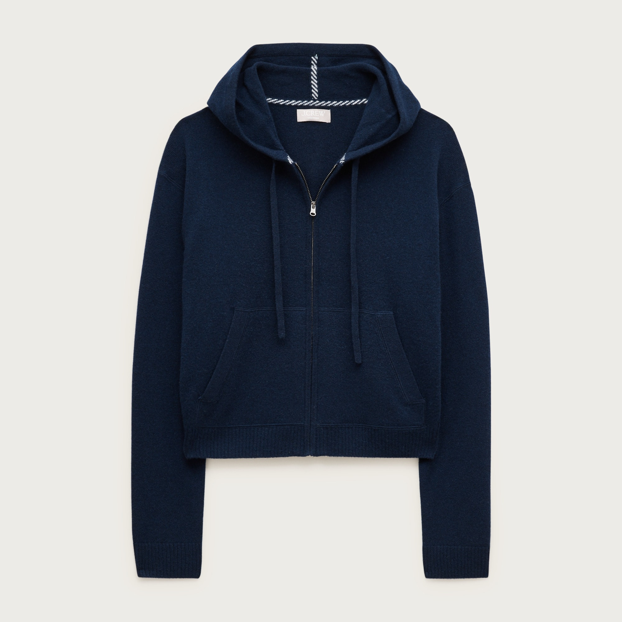 Cashmere full-zip hoodie | J. Crew US