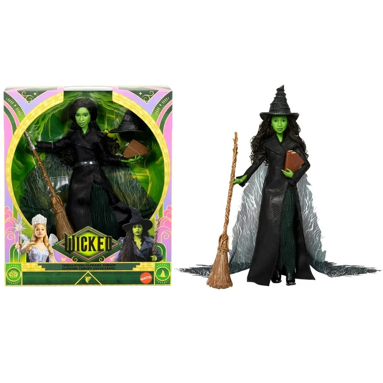Universal Pictures’ Wicked: For Good Deluxe Elphaba Doll with Movie-Inspired Outfit & 4 Accesso... | Walmart (US)