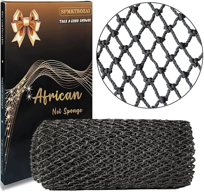 African Net Sponge Authentic, African Exfoliating Sponge Real African Net Black Owned, African Ba... | Amazon (US)