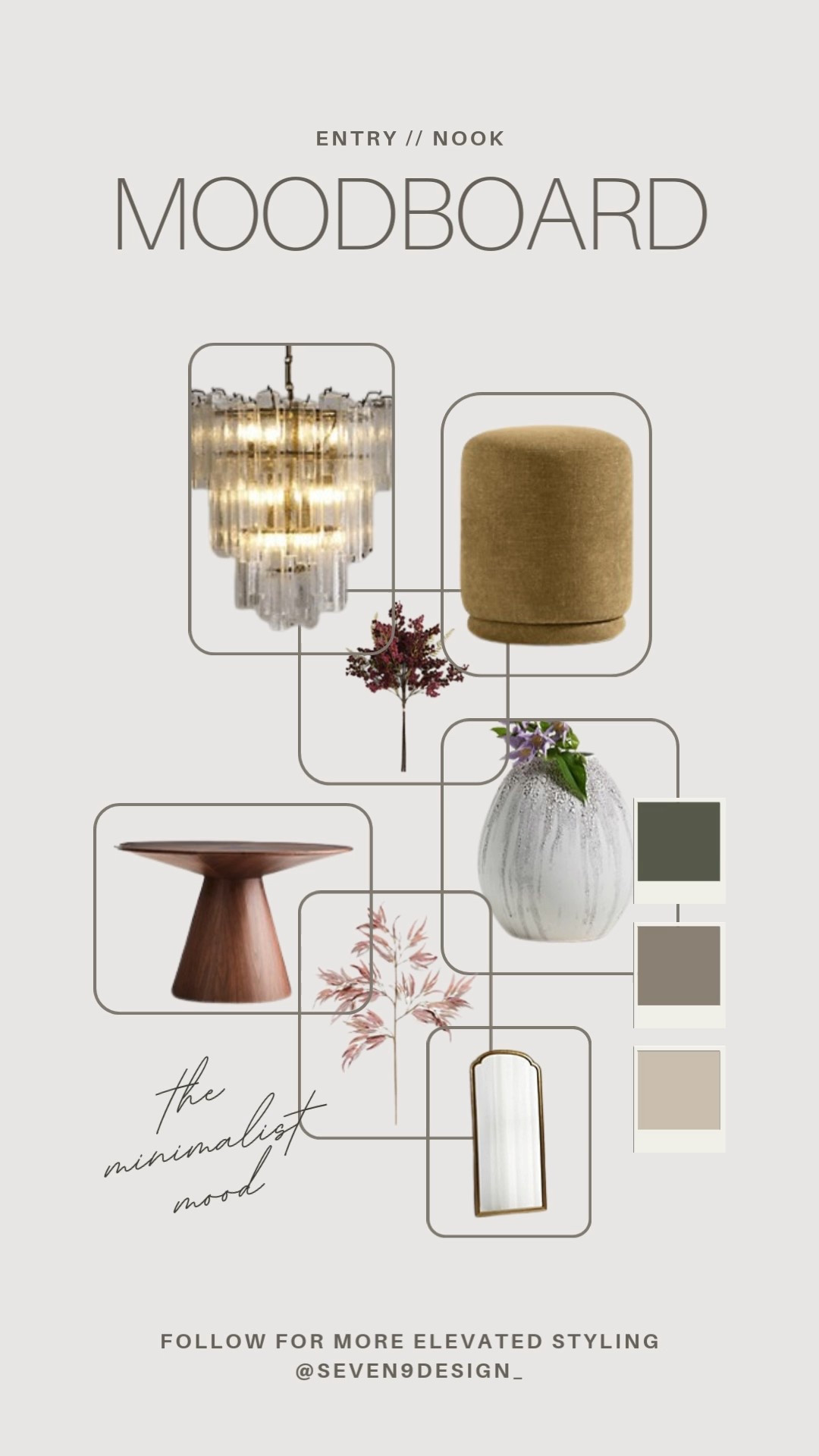Creating a space that welcomes you home starts with intention. This mood board brings together timeless silhouettes, elegant textures, and that effortlessly classy vibe we all crave.
Think warm woods, soft curves, elevated lighting, and pieces that make a quiet statement the moment you walk in. Perfect for an entryway or a cozy little nook that deserves a designer touch.
Tap to shop the look and bring this refined, collected aesthetic into your own home. 🤍
#Seven9Design #InteriorDesigner #EntrywayDesign #MoodBoard #HomeInspo #TimelessDesign #ElegantInteriors #ClassyHome #DesignerDetails #HomeStyling #WayfairCreator #DFWInteriors #ModernClassic #HomeDecorLove
