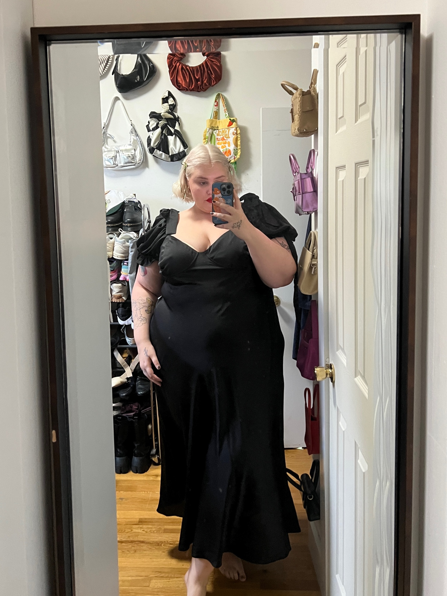 This is such a romantic wedding guest or holiday party dress. Selkie runs small so personally wearing a 5X here 

#LTKSeasonal #LTKplussize #LTKHoliday