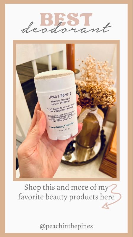 The best natural deodorant you’ll ever use! 🌱🤍🍓#naturalbeauty #organicbeauty #ltknatural #organicskincare #naturalproducts #organicproducts #etsyfind #shopsmall #shoplocal #etsybeauty

#LTKFind #LTKbeauty #LTKunder50