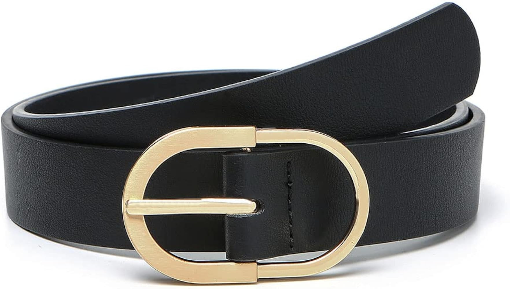 Earnda Womens Belts for Jeans Faux Leather Strap | Amazon (US)