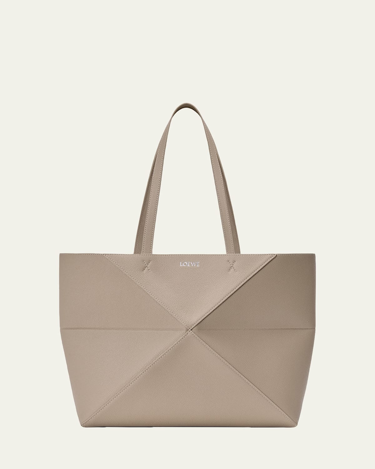 Puzzle Fold Tote Bag in Leather | Bergdorf Goodman