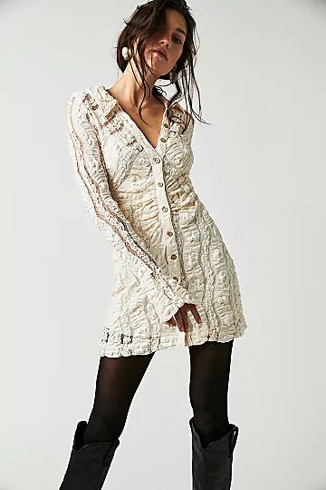 Shayla Lace Mini Dress | Free People (Global - UK&FR Excluded)