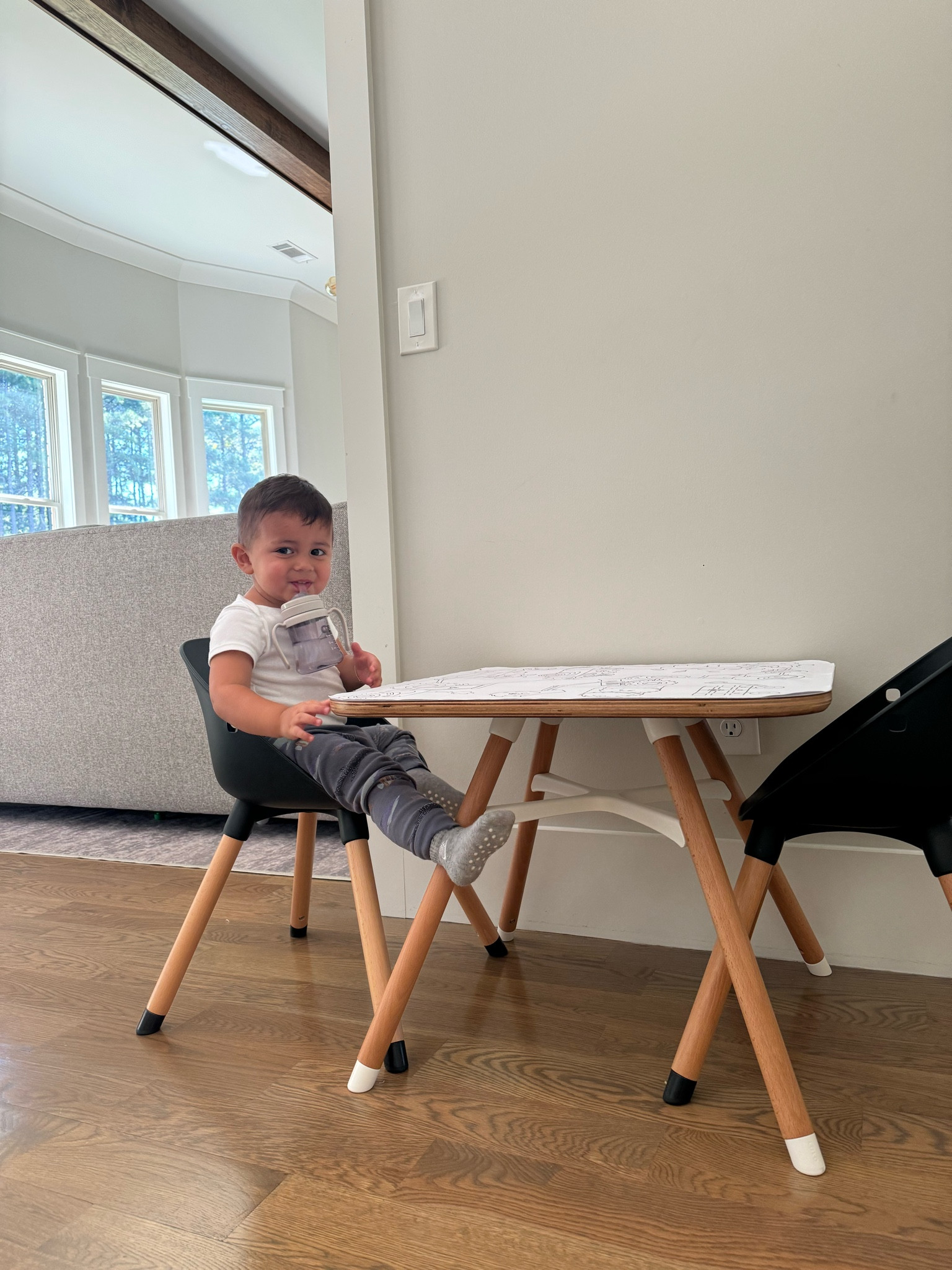 The most aesthetic toddler table 😍 and also how cool is it that they fit coloring sheets!!! 

#LTKFamily #LTKKids #LTKHome