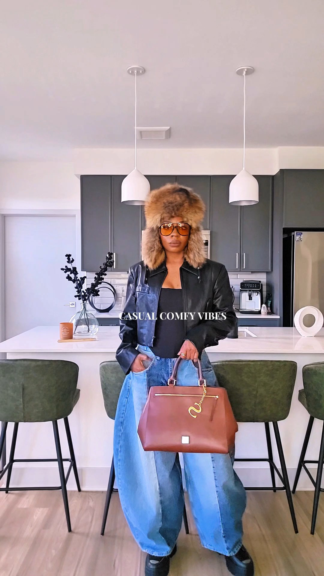 Oversized Street Style Outfit | Outfit RevealOversized street style will always be my go to. This is how I style oversized clothes so the look still feels intentional and put together instead of overwhelming. I balance volume with structure. Wide leg jeans, a fitted corset, and statement layers always work for me.Platform sneakers are from Nike. Outfit reveal for transition season street style.

#LTKgrwm #LTKootd #LTKPetite