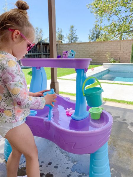 Unicorn water table to keep your toddler busy this summer in the warm weather. 

Also comes in a rainforest color way 

#LTKkids #LTKSeasonal #LTKfamily