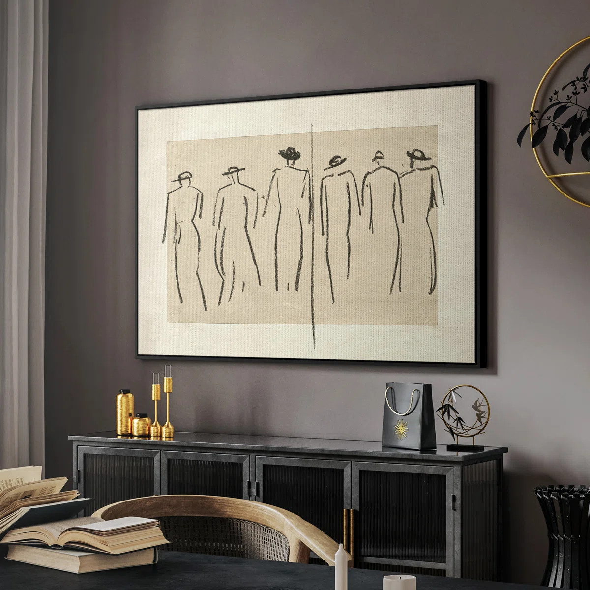 " Vintage Sketch-LVII " | Wayfair North America