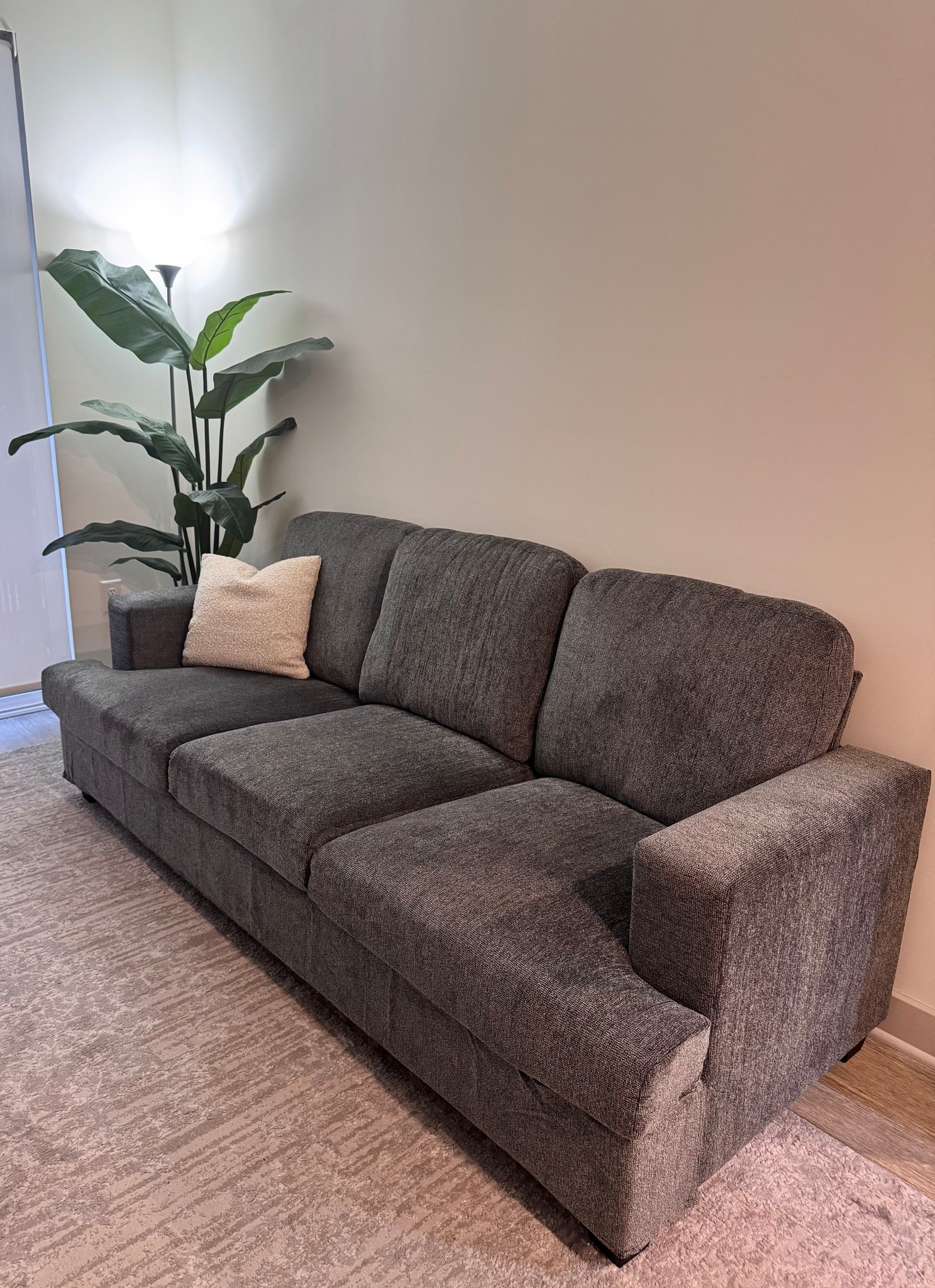 Everyone knows how much I love my couch, such a great find. I’m pretty sure it went viral on TikTok 
I have the 89inch sofa from VanAcc in color Grey 
There’s tons of different fabrics and colors. The cream color was my second choice. 😍 it’s so good!

#LTKHome