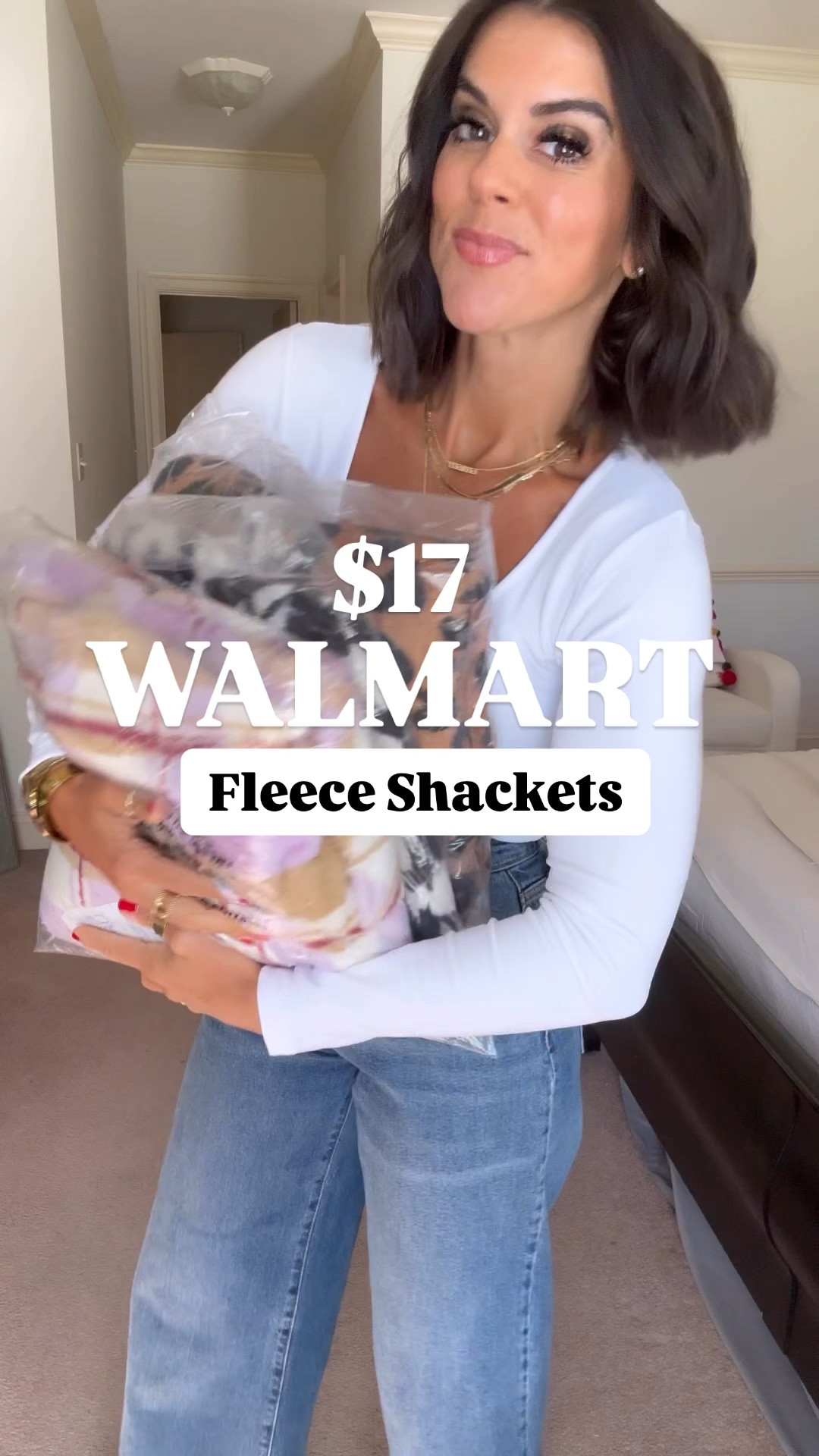 New $17 Walmart fleece jackets that you are gonna LOVE! I sized up one to a medium for this fit. Jeans and leggings fit true to size, shoes all fit true to size also. 

#LTKWatchNow #LTKFindsUnder100 #LTKSeasonal