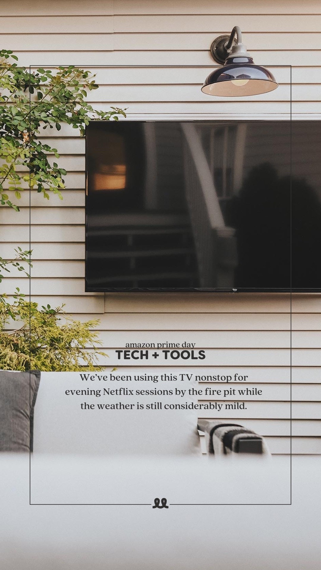 An updated version of our outdoor TV is on sale for Amazon Prime Dayy

#LTKSaleAlert #LTKHome