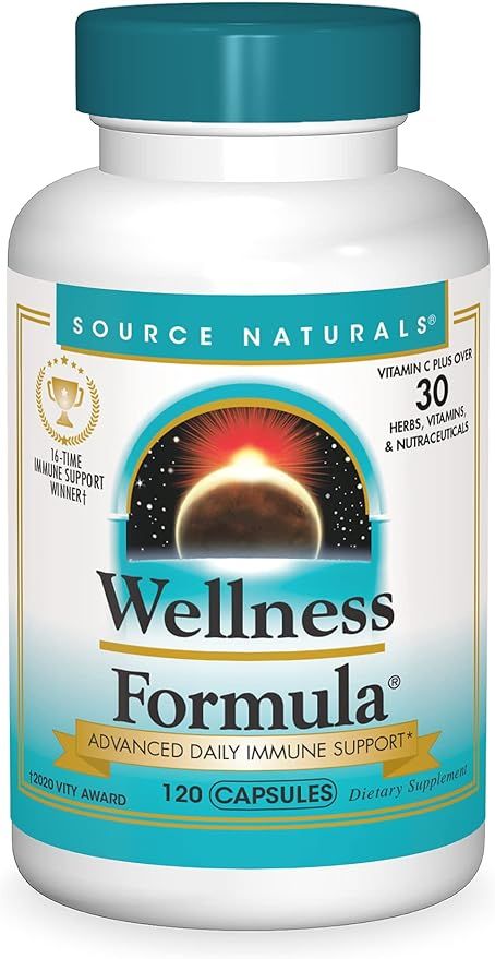 Source Naturals Wellness Formula Bio-Aligned Vitamins & Herbal Defense for Immune System Support ... | Amazon (US)