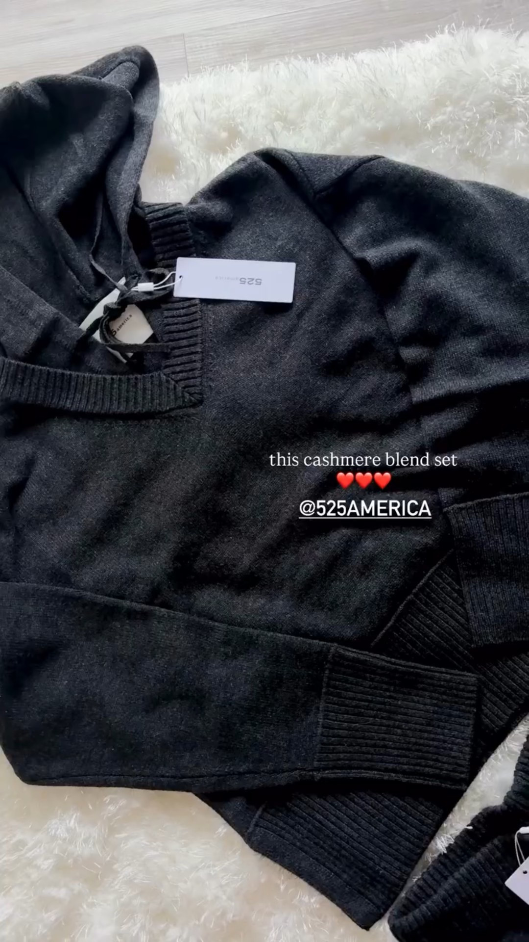@525AMERICA  this cashmere blend set 
❤️❤️❤️