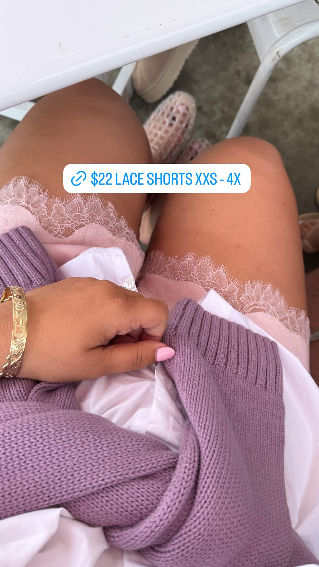 The cutest lace shorts! 

 