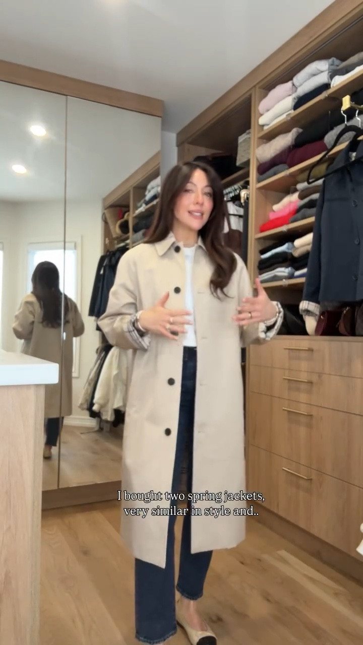 I need your help! Which spring jacket do I keep? Both are so beautiful in their own way but you can argue I don’t NEED both. Help me decide!

If you want the links to either, just let me know below and I’ll send them your way! Xx