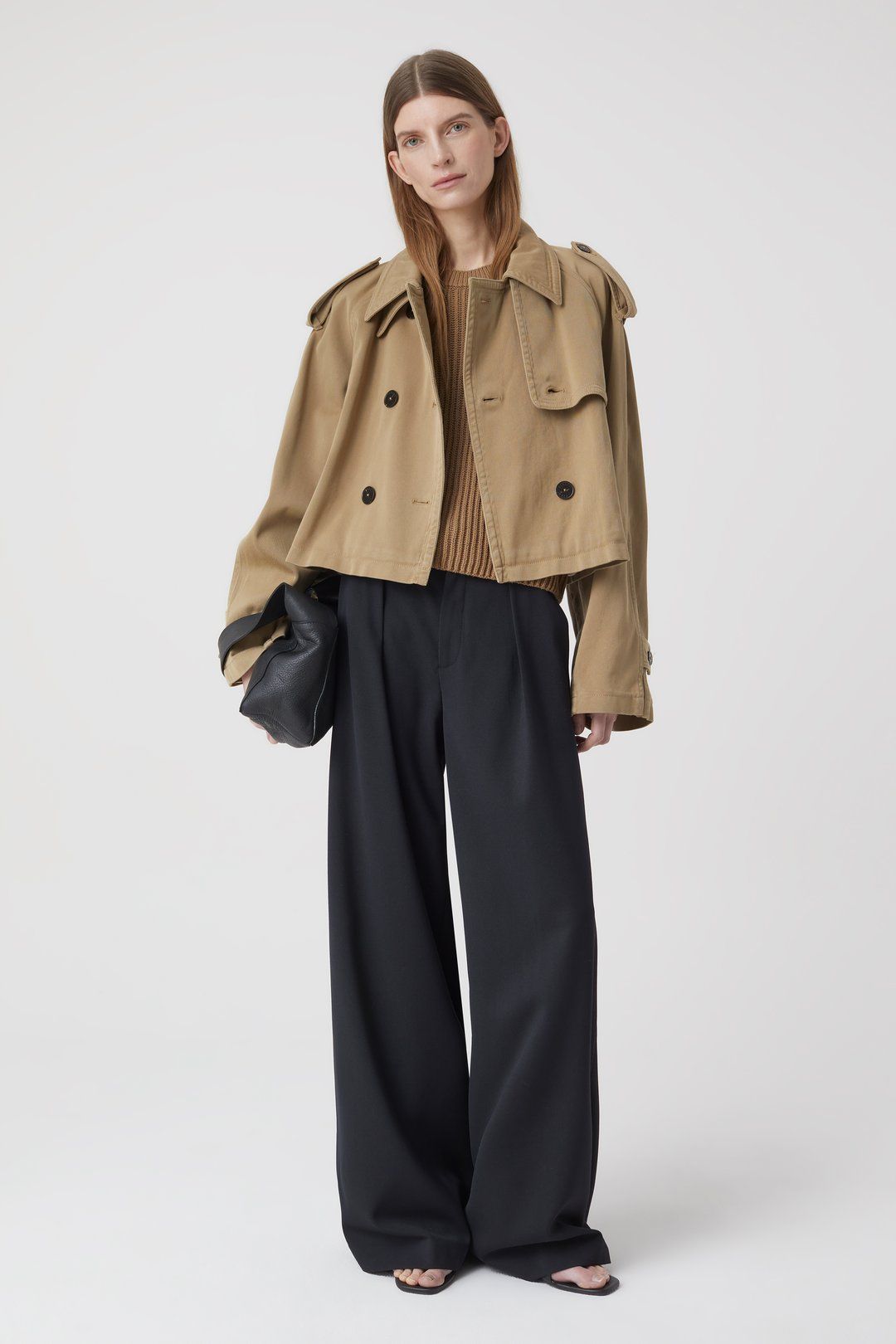 Cropped Trench | Closed