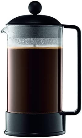 Zulay Premium French Press Coffee Pot and Milk Frother Set - (8 Cups, 34 oz) Coffee Press Glass C... | Amazon (US)