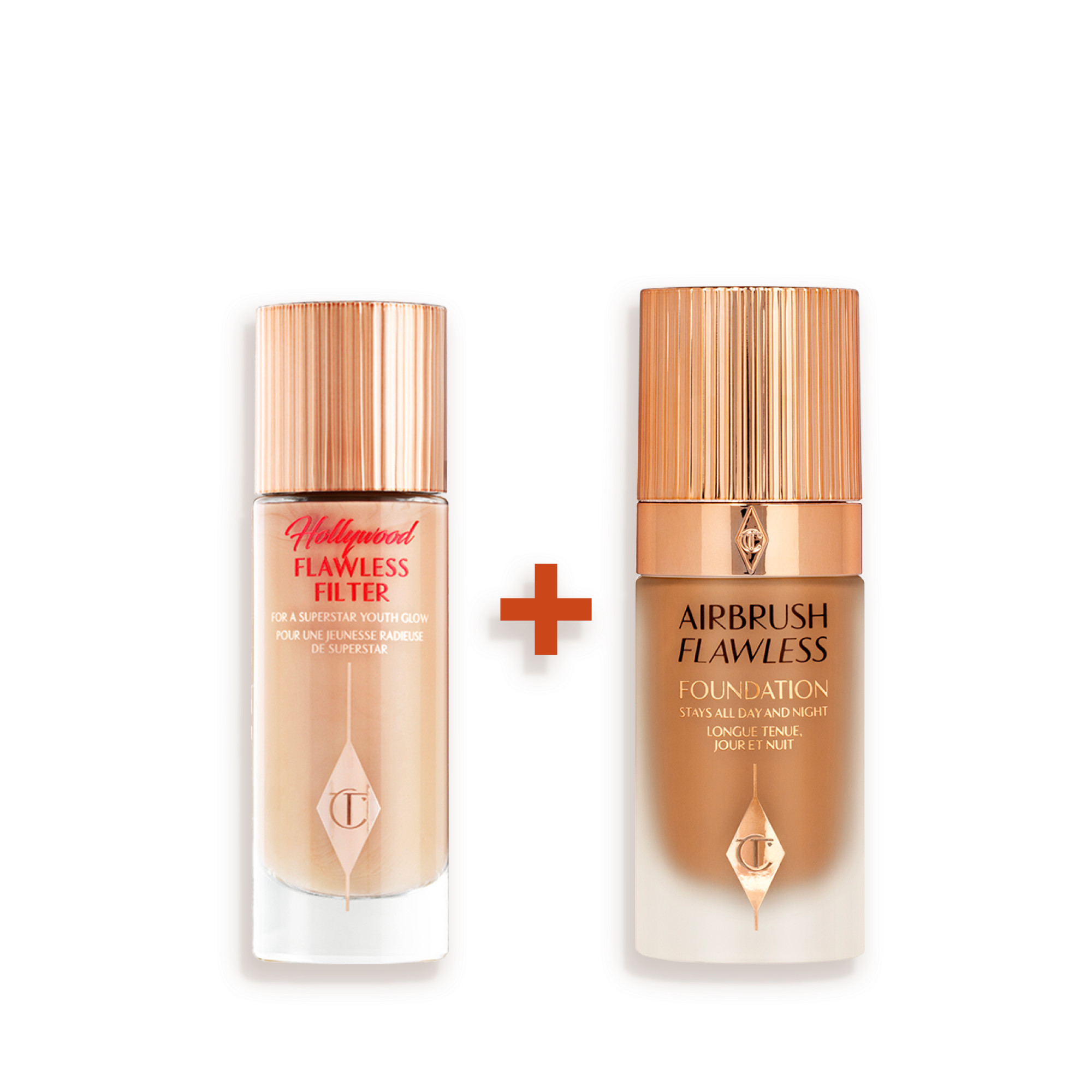 HOLLYWOOD FLAWLESS FILTER & AIRBRUSH FLAWLESS FOUNDATION DUO | Charlotte Tilbury (US)