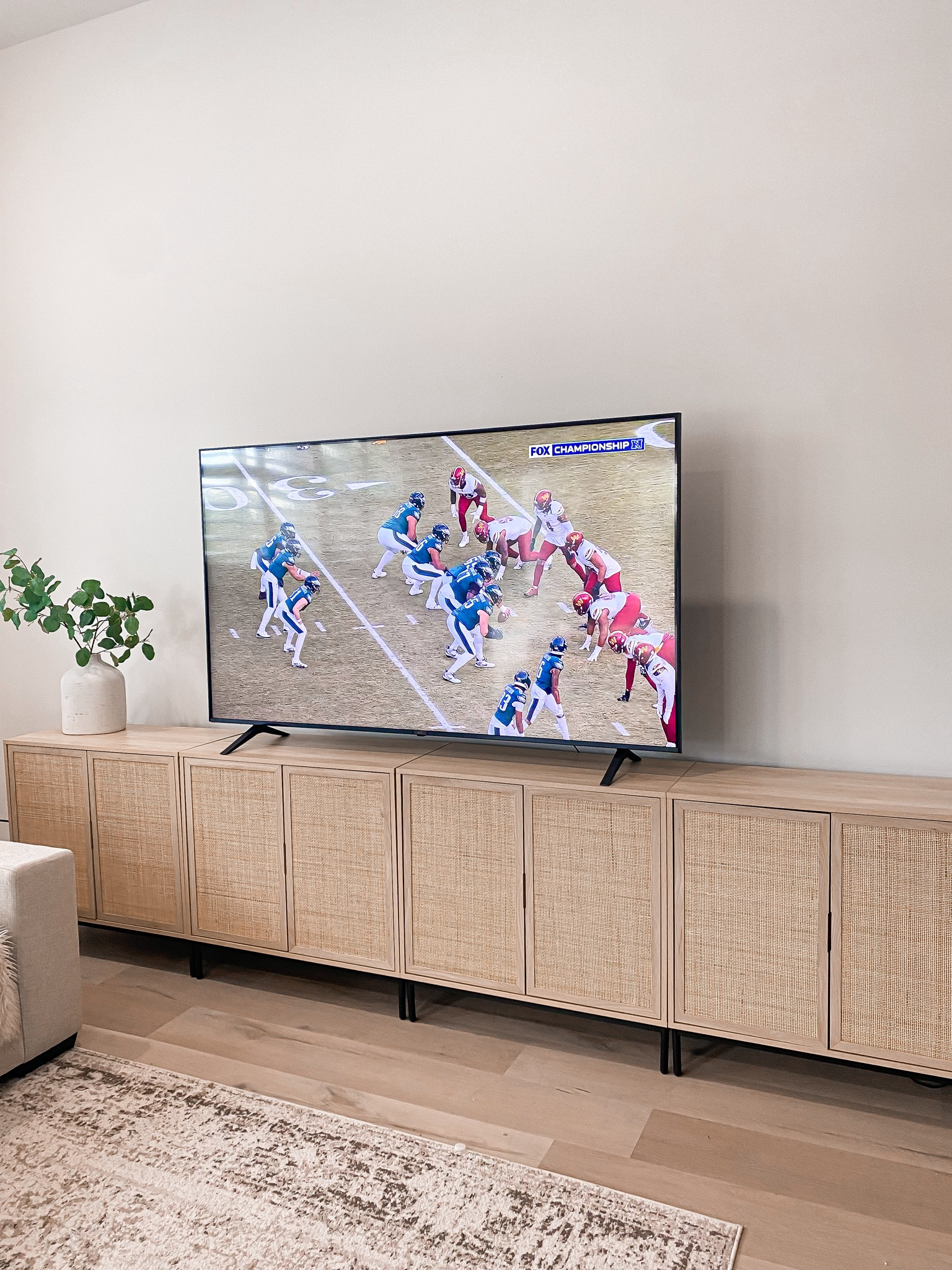 Pottery Barn Dupe! Rattan credenza 

#LTKHome #LTKFamily #LTKSeasonal