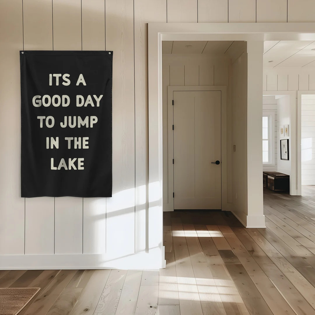 Its A Good Day to Jump in the Lake Flag - Etsy Canada | Etsy (US)