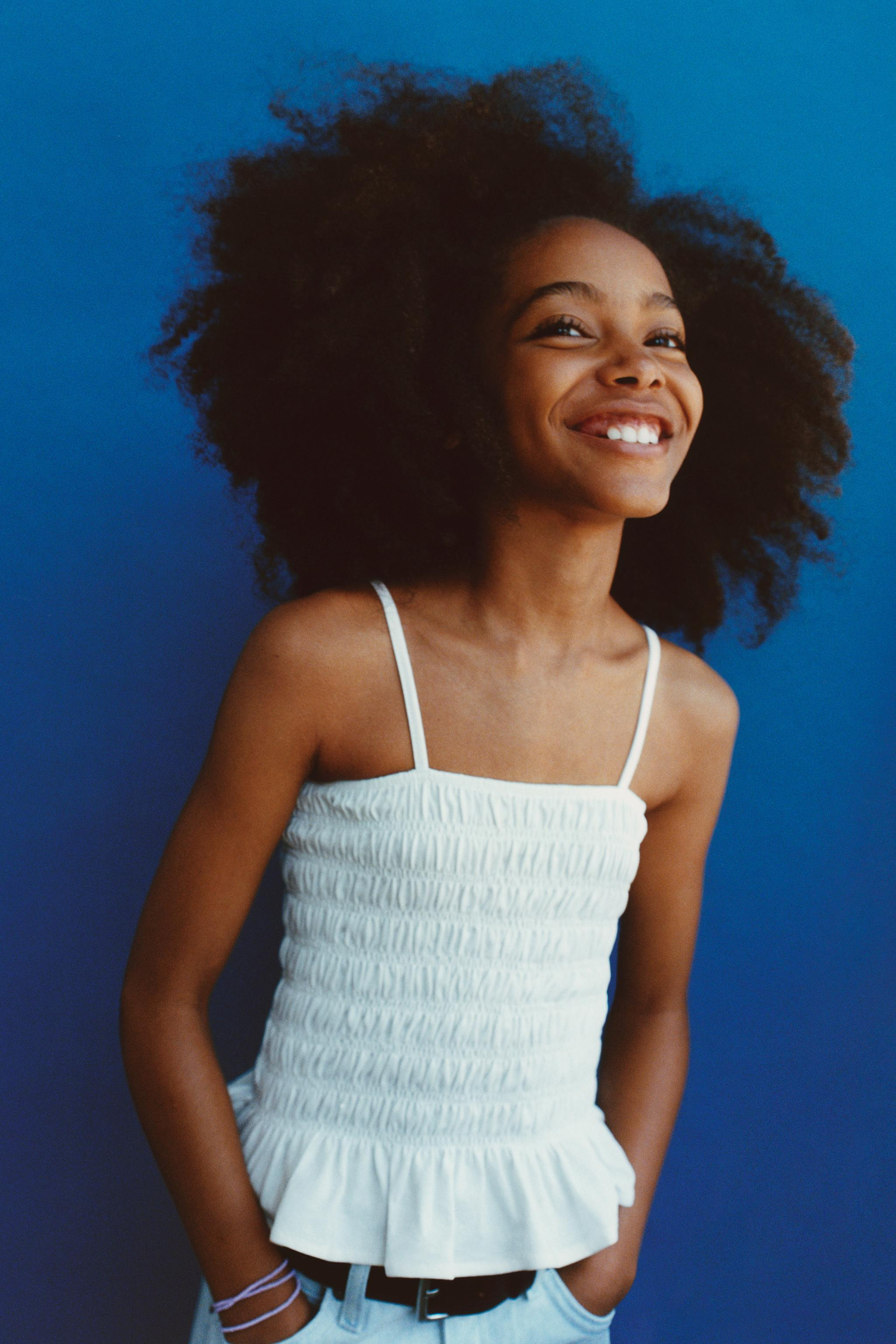 ELASTIC STRAP T-SHIRT | Zara US