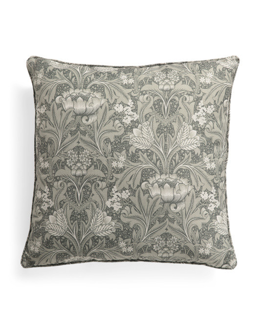 24x24 Jacquard Floral Pillow | TJ Maxx