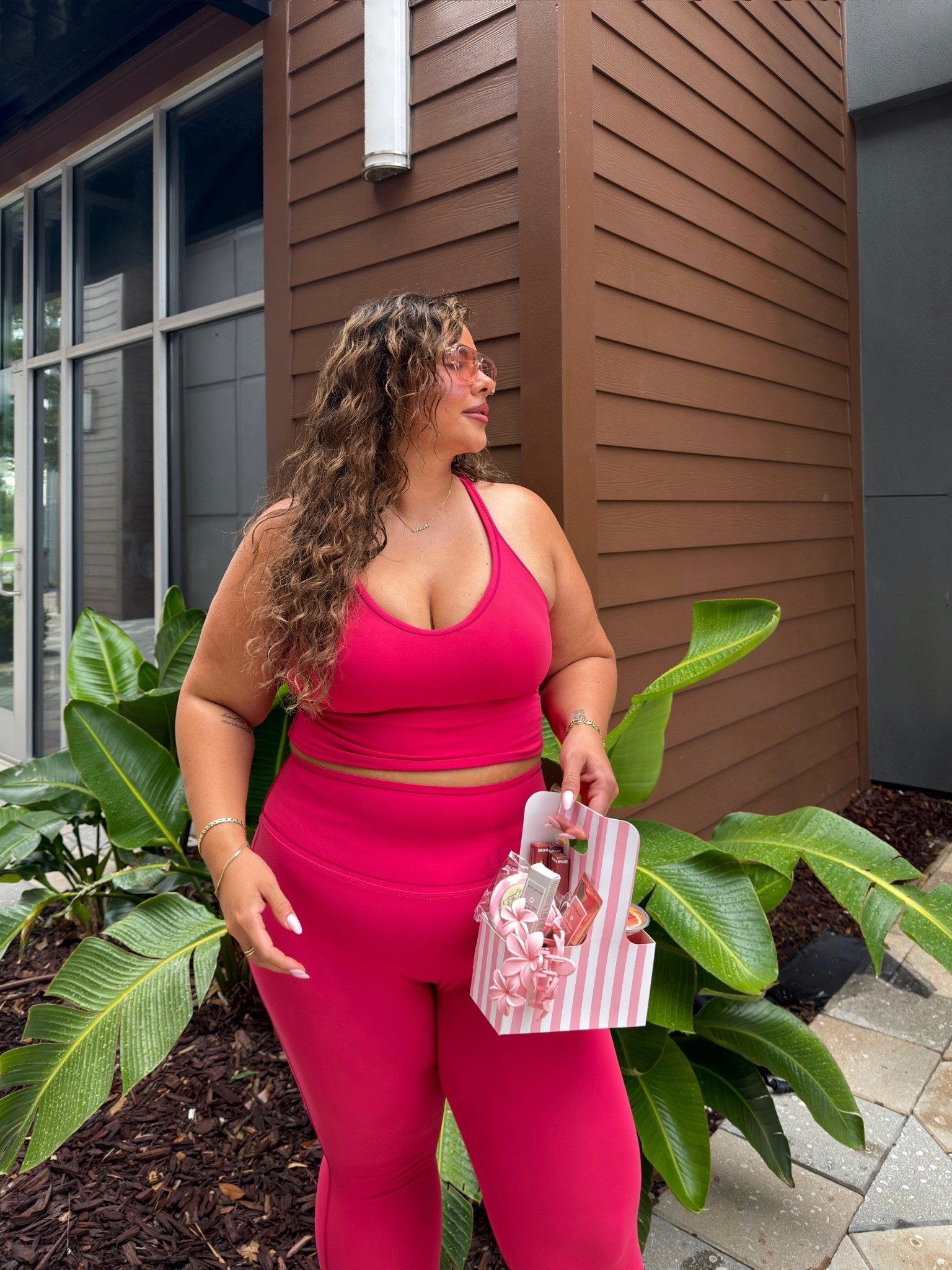 Pilates, Beauty & Community outfit from Fabletics 🎀✨ wearing size XL in all. 

my top is sold out but added the sports bra version! (Once you make an account you can shop)

#LTKfitnessgoals #LTKMidsize #LTKActive