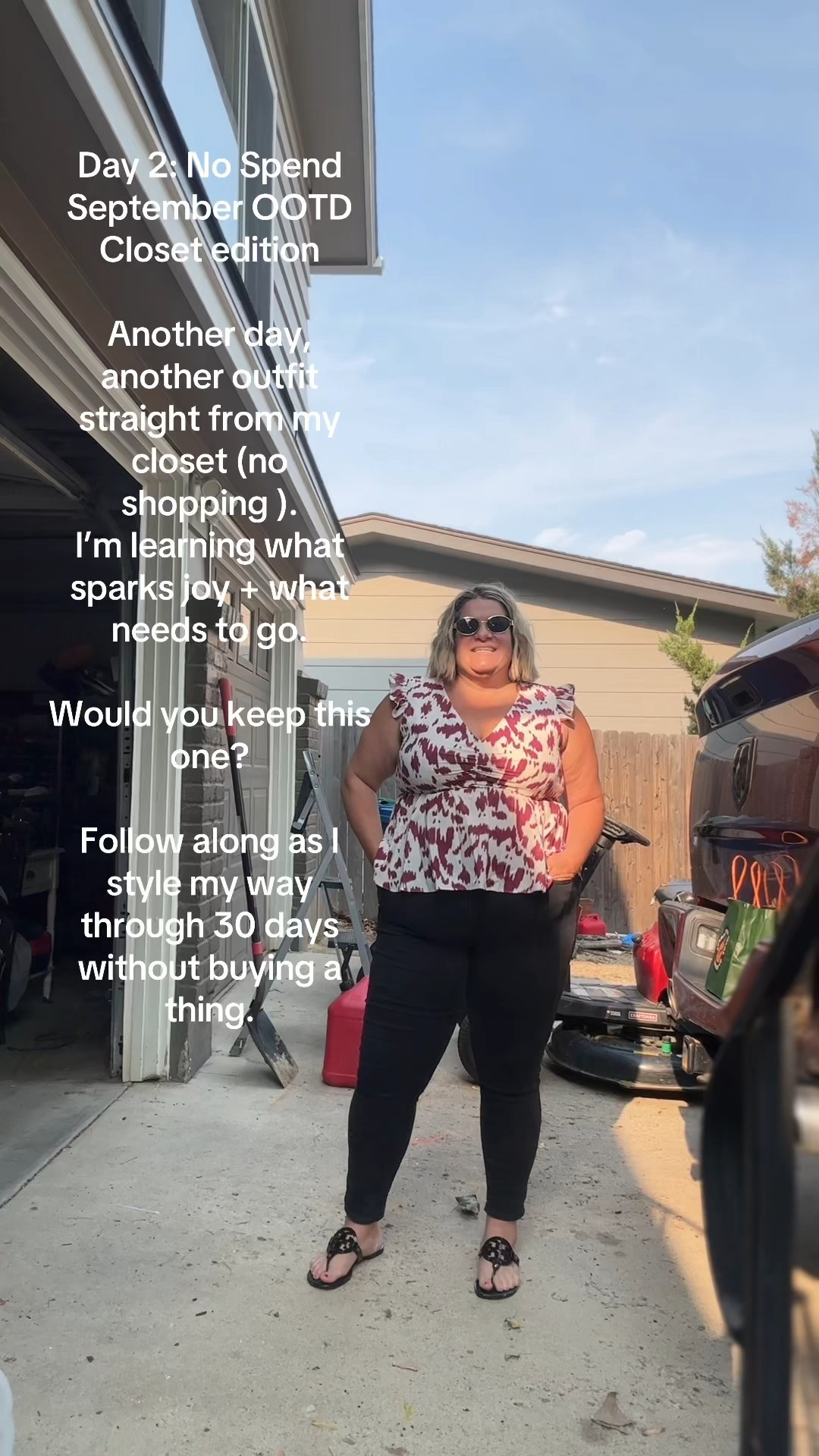 Cleaning out my closet and wearing only things I already own. No spend September closet edition. This entire outfit might be a keeper. What do you think? 

#LTKOver40 #LTKPlusSize #LTKNYFW