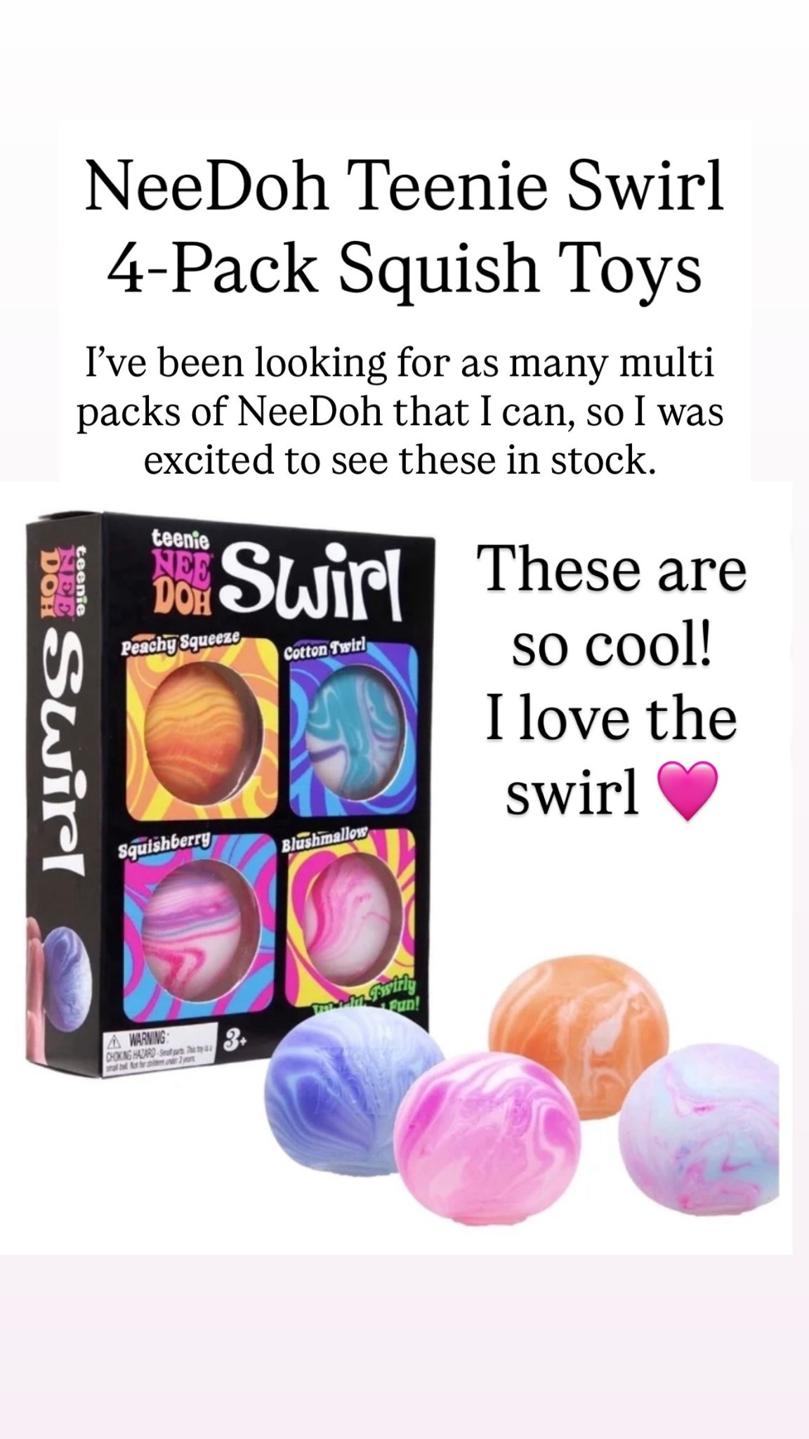 NEEDOH swirl squish toys 

#LTKKids