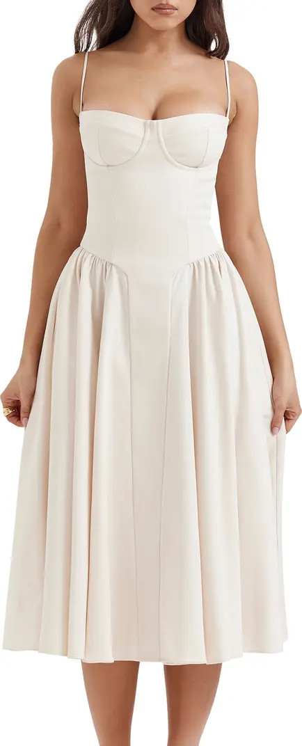 Samaria Corset Fit & Flare Dress | Nordstrom