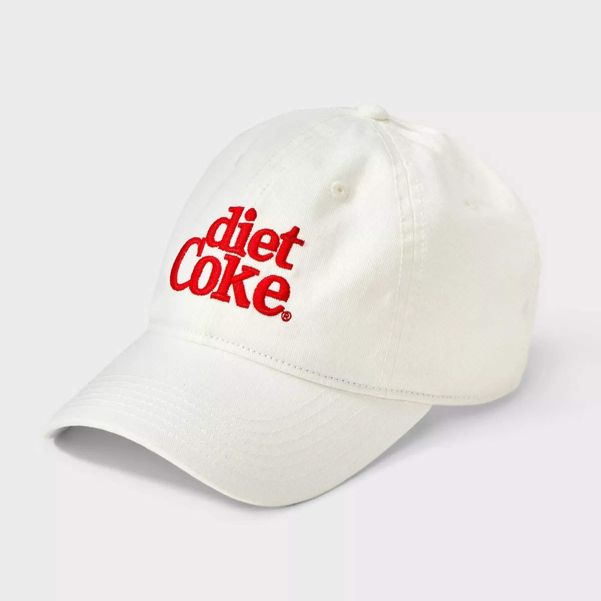 Women's Coca-Cola Diet Coke Cotton Baseball Hat - White | Target