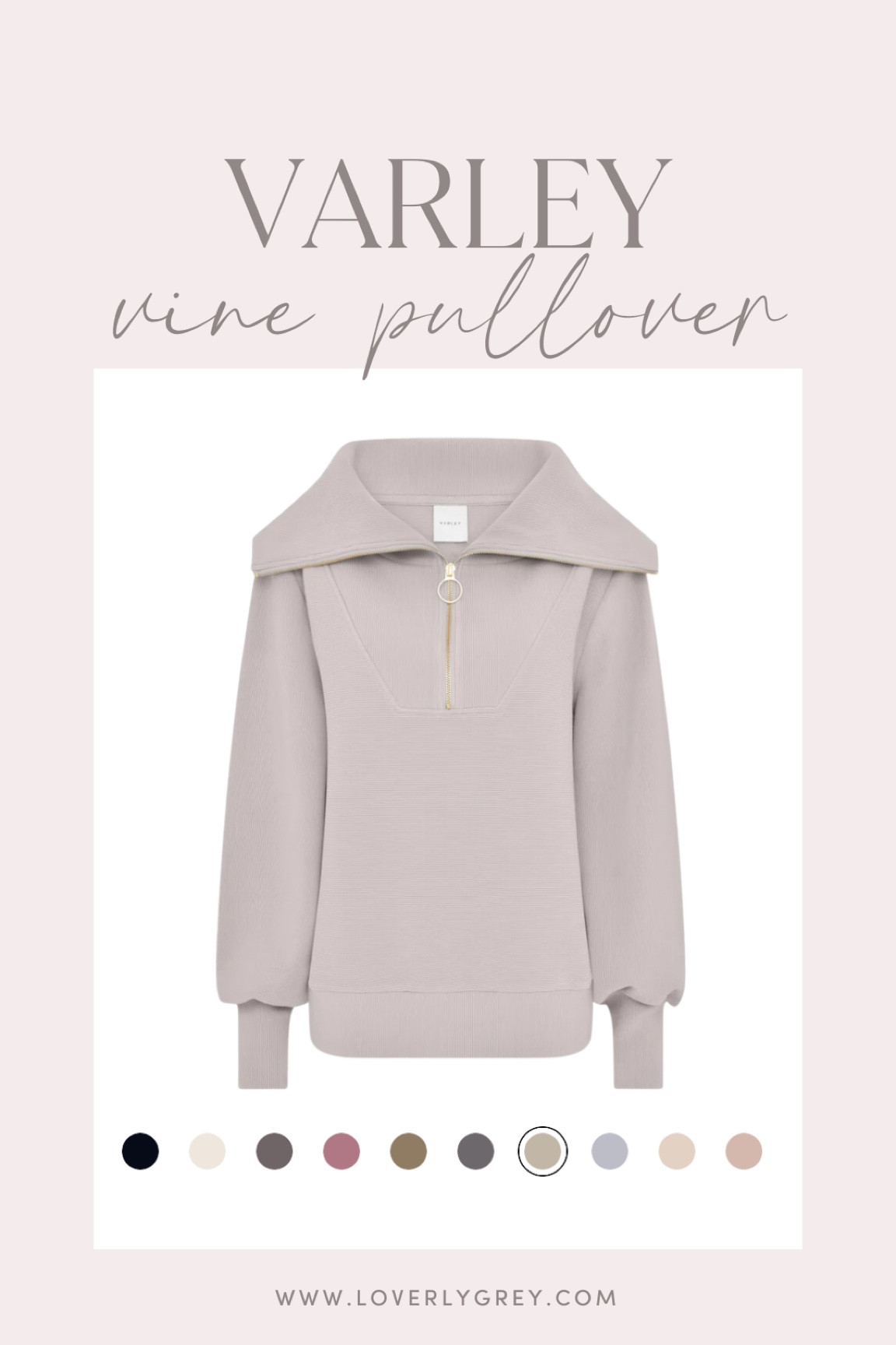 Everyone’s favorite Varley vine pullover is in stock and comes in so many colors 🙌 Loverly Grey wears in XS 

#LTKSeasonal #LTKstyletip #LTKHoliday