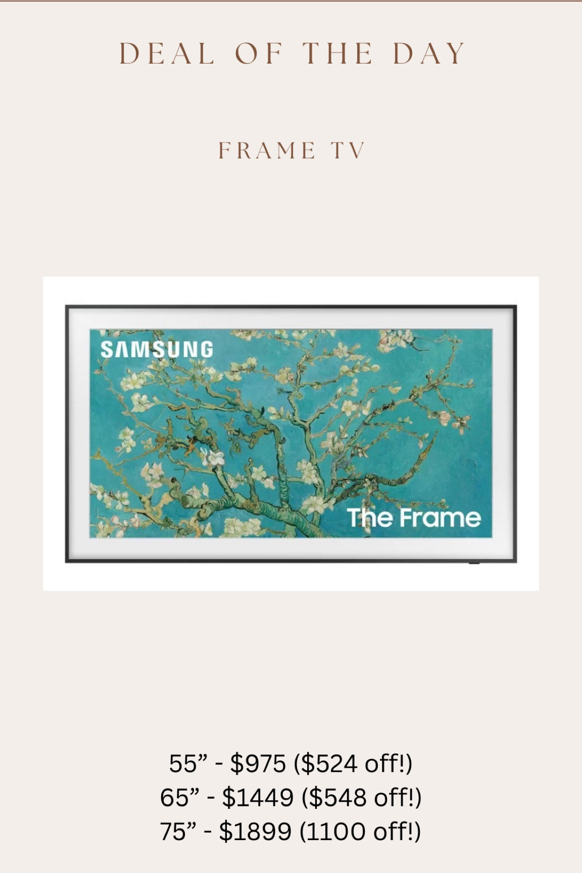 Best of frame tv sales!!!! 

#LTKsalealert #LTKCyberWeek #LTKhome