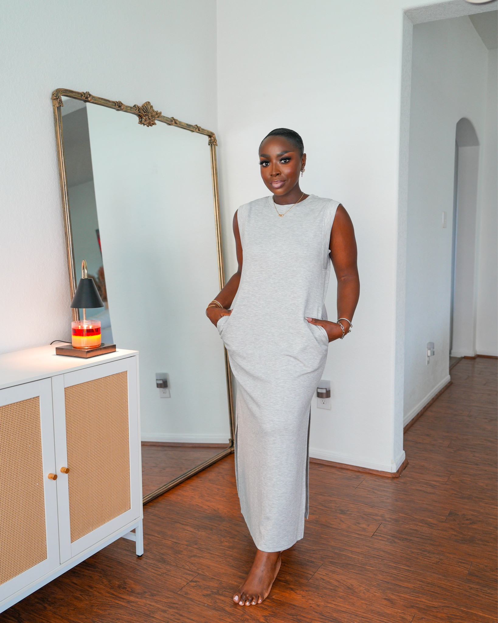 WEAR THIS ON YOUR NEXT FLIGHT. Grabbed this soft and stretchy dress in grey, because I told you it’s cute! Wearing a L. #summeroutfit #summerdress #vacationoutfit

#LTKStyleTip #LTKBeauty #LTKFindsUnder50